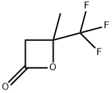 2-Oxetanone, 4-methyl-4-(trifluoromethyl)- Structure