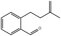 Benzaldehyde, 2-(3-methyl-3-buten-1-yl)- Structure