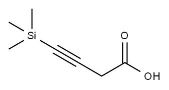 4-(trimethylsilyl)but-3-ynoic acid Structure