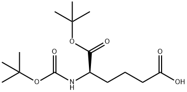 Hexanedioic acid, 2-[[(1,1-dimethylethoxy)carbonyl]amino]-, 1-(1,1-dimethylethyl) ester, (R)- (9CI),110544-99-5,结构式
