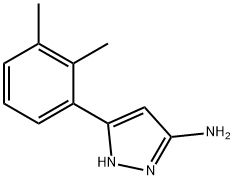 5-(2,3-二甲基苯基)-1H-吡唑-3-胺, 1107061-07-3, 结构式