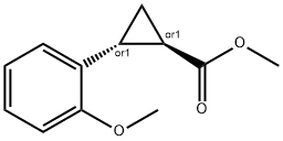 Cyclopropanecarboxylic acid, 2-(2-methoxyphenyl)-, methyl ester, (1R,2R)-rel-