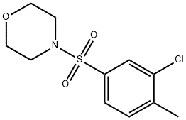 Morpholine, 4-[(3-chloro-4-methylphenyl)sulfonyl]-,111228-42-3,结构式