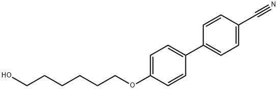 [1,1'-Biphenyl]-4-carbonitrile, 4'-[(6-hydroxyhexyl)oxy]- 化学構造式