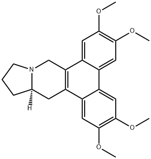 Dibenzo[f,h]pyrrolo[1,2-b]isoquinoline, 9,11,12,13,13a,14-hexahydro-2,3,6,7-tetramethoxy-, (13aR)- Structure