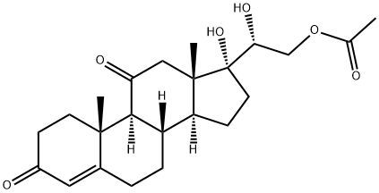 20β-Dihydrocortisone O-Acetate Structure