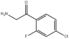 Ethanone, 2-amino-1-(4-chloro-2-fluorophenyl)- Structure