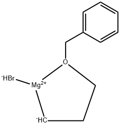 Magnesium, bromo[3-(phenylmethoxy-κO)propyl-κC]- Structure