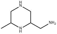 2-Piperazinemethanamine, 6-methyl- Structure