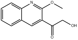 2-羟基-1-(2-甲氧基喹啉-3-基)乙-1-酮 结构式