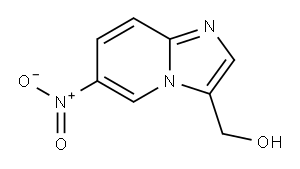 Imidazo[1,2-a]pyridine-3-methanol, 6-nitro- Structure