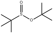 2-Propanesulfinic acid, 2-methyl-, 1,1-dimethylethyl ester Struktur