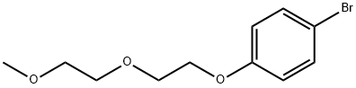 1-Bromo-4-[2-(2-methoxyethoxy)ethoxy]benzene, 112968-89-5, 结构式