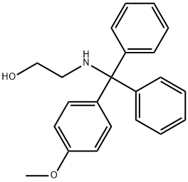 Ethanol, 2-[[(4-methoxyphenyl)diphenylmethyl]amino]- Struktur