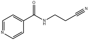 N-(2-氰乙基)异烟酰胺,1131-84-6,结构式
