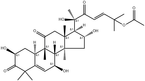7β-Hydroxycucurbitacin B Structure