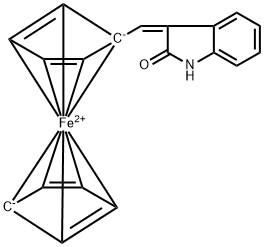 (Z)-3-Ferrocenylmethylidene-1,3-dihydro-2H-indol-2-one Structure