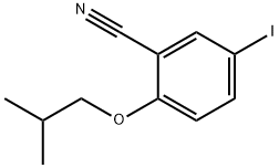 5-iodo-2-isobutoxybenzonitrile Structure