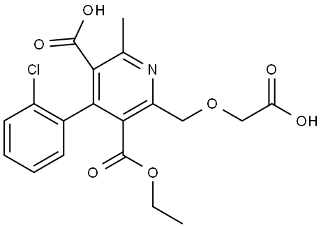 AMlodipine Metabolite 5,114018-75-6,结构式