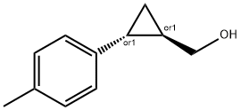 (trans-2-(p-tolyl)cyclopropyl)methanol, 114095-61-3, 结构式