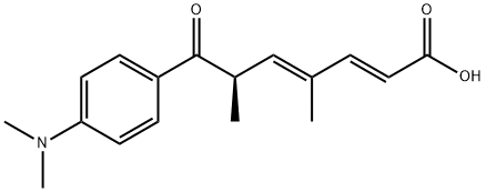 (R)-トリコスタト酸 化学構造式