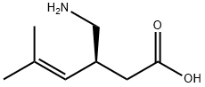 Pregabalin impurity 11/(S)-4,5-Dehydro Pregabalin/(3S)-3-(Aminomethyl)-5-methyl-4-hexenoic acid, 1141362-54-0, 结构式
