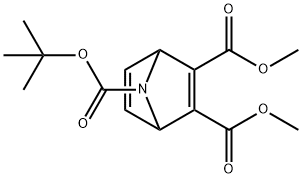 7-Azabicyclo[2.2.1]hepta-2,5-diene-2,3,7-tricarboxylic acid, 7-(1,1-dimethylethyl) 2,3-dimethyl ester Structure