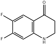 4(1H)-Quinolinone, 6,7-difluoro-2,3-dihydro- Struktur
