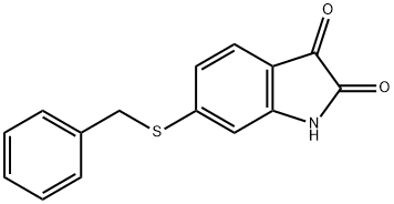 1146290-06-3 6-(BENZYLSULFANYL)-2,3-DIHYDRO-1H-INDOLE-2,3-DIONE