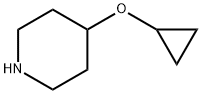 4-(Cyclopropyloxy)piperidine Structure