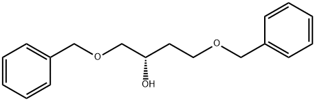 2-Butanol, 1,4-bis(phenylmethoxy)-, (2S)- Struktur