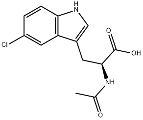 Ac-DL-5-ChloroTryptophan Structure