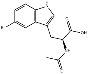 Ac-L-5-BromoTryptophan Structure