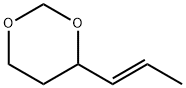1,3-Dioxane, 4-(1-propenyl)-, (E)- (9CI) Structure
