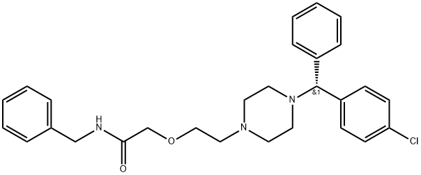 Levocetirizine N-Benzylamide 结构式