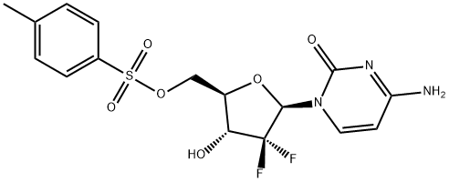2'-Deoxy-2',2'-difluorocytidine 5'-(4-Methylbenzenesulfonate) Structure