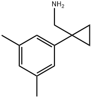 (1-(3，5-dimethylphenyl)cyclopropyl)methanamine hydrochloride,1152995-99-7,结构式