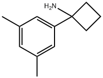 1-(3，5-dimethylphenyl)cyclobutan-1-amine hydrochloride 结构式