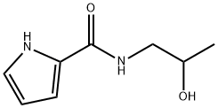 N-(2-hydroxypropyl)-1H-pyrrole-2-carboxamide 结构式