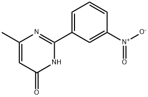 4(3H)-PYRIMIDINONE, 6-METHYL-2-(4-NITROPHENYL)-, 1153408-18-4, 结构式