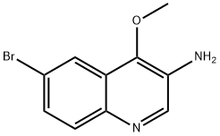 6-Bromo-4-methoxy-quinolin-3-ylamine Structure