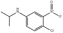 Benzenamine, 4-chloro-N-(1-methylethyl)-3-nitro- Structure
