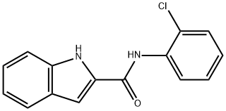 1H-Indole-2-carboxamide, N-(2-chlorophenyl)- Structure