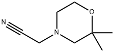 4-Morpholineacetonitrile,2,2-dimethyl Structure