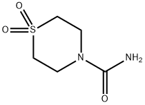 4-Thiomorpholinecarboxamide, 1,1-dioxide,1154383-14-8,结构式