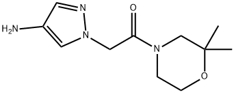 2-(4-amino-1H-pyrazol-1-yl)-1-(2,2-dimethylmorpholin-4-yl)ethan-1-one|2-(4-胺基-1H-吡唑-1-基)-1-(2,2-二甲基吗啉)乙酮