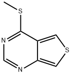 4-(Methylsulfanyl)thieno[3,4-d]pyrimidine Struktur