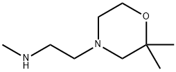4-Morpholineethanamine,N,2,2-trimethyl- Structure