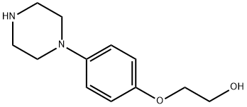 2-[4-PIPERAZIN-1-YLPHENOXY]-ETHANOL, 1156818-22-2, 结构式