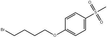 Benzene, 1-(4-bromobutoxy)-4-(methylsulfonyl)- Structure